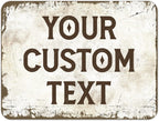 Rustic Custom Sign, Personalized Metal Signs, Gifts