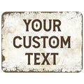 Rustic Custom Sign, Personalized Metal Signs, Gifts by SigoSigns