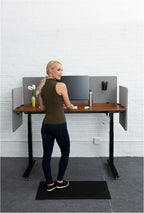 Stand Up Desk Store ReFocus Clamp-on Acoustic Desk Divider Privacy Panel That - Image 4