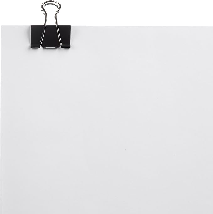 Amazon Basics Binder Paper Clips, Medium Clip, 2 Pack of 12 - Image 6
