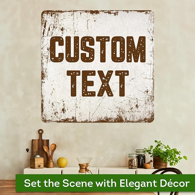 Custom Sign, Custom Street Sign, 11 Font Colors, 13 Font Styles, 4 Hole Options - Image 4
