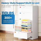 PEUKC 5 Drawer File Cabinet, Lateral Filing Cabinets - Image 8
