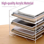 SANRUI Acrylic Paper Organizer Letter Tray - Image 4