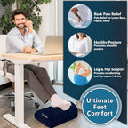 ComfiLife Foot Rest for Under Desk at Work – Adjustable Desk FootRest for - Image 3