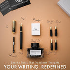 Wordsworth & Black Fountain Pen Gift Set, Includes Bottle, 6 Cartridges - Image 4