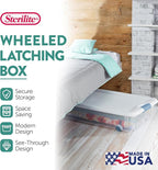 Sterilite 4-Pack Latching Box, Under Bed Storage Bins - Image 3