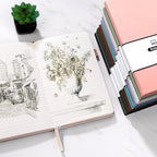 Annecy Lined Journal Notebook, Hardcover Leather Journal - Image 5