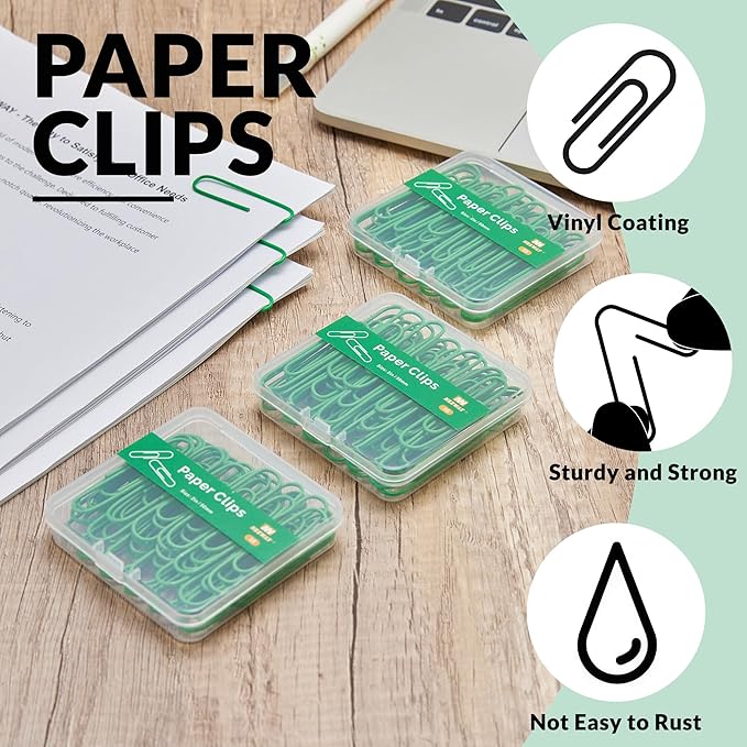 NEEWAY Colorful Large Paper Clips, 2 Inch Jumbo Paper Clips, 3 Pack of 50 - Image 4