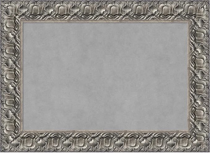 Amanti Art Silver Framed Magnetic Board 22x30 Medium Vision Board by AmantiArt
