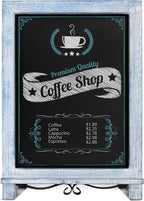 HBCY Creations Rustic Blue & White Tabletop Chalkboard - Image 7