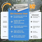 meite T-50 Stainless Steel Staples Marine, 1/2 Inch Heavy Duty Staples - Image 4