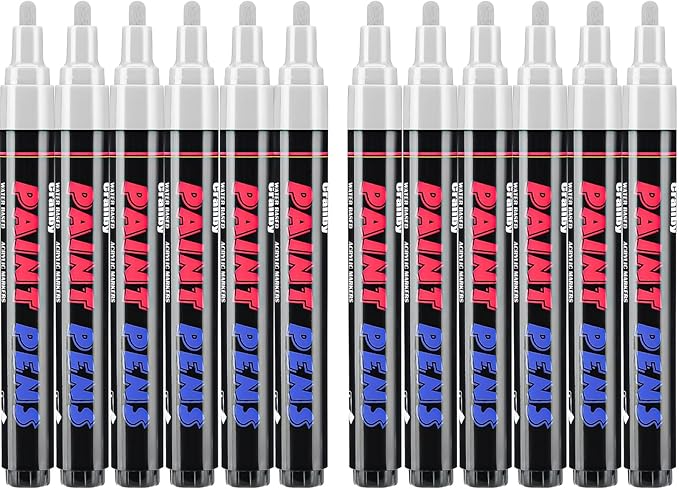 Craiiby White Paint Pens Paint Markers by Craiiby