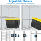 Homdox 4-Tier Heavy Duty Metal Shelves - Image 5