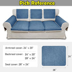 Couch Arm Covers, Waterproof Armrest Cover - Image 6