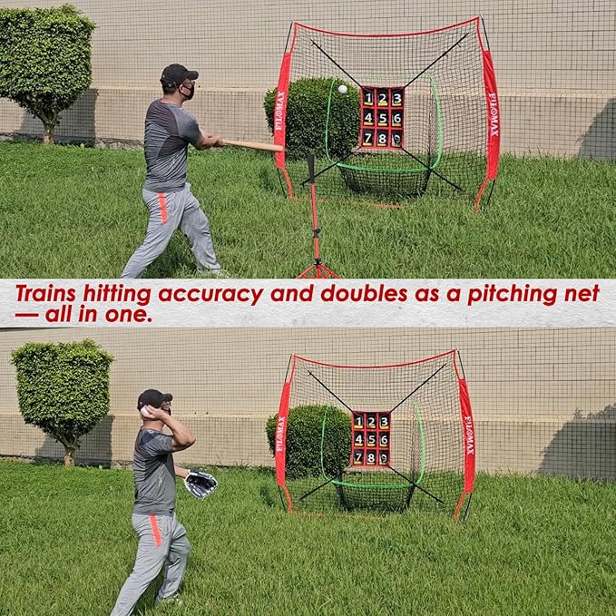 7x7ft Baseball & Softball Practice Net - Image 8