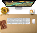 Bloss Gold Desk Mat, PU Large Mouse Pad by Bloss