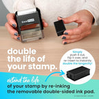 ExcelMark Custom Stamp – Clear & Crisp Impressions – Personalized Self-Inking - Image 6
