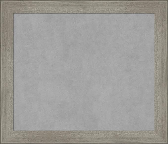 Amanti Art Grey Framed Magnetic Board 24x28 Medium Vision Board by AmantiArt