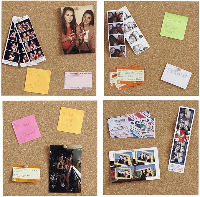 SUNGIFT Cork Board 12"x12" - Image 4