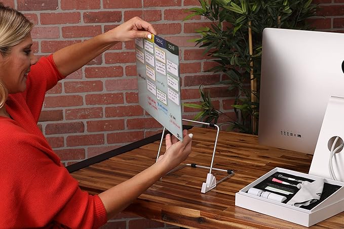 Double Sided Desktop WhiteBoard Kanban Set - Image 6