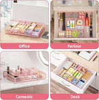 Marbrasse Expandable Desk Drawer Organizer, Mesh Tray - Image 4