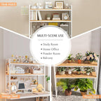 IOTXY 2-Tier Desktop Hutch Bookshelf - Image 7
