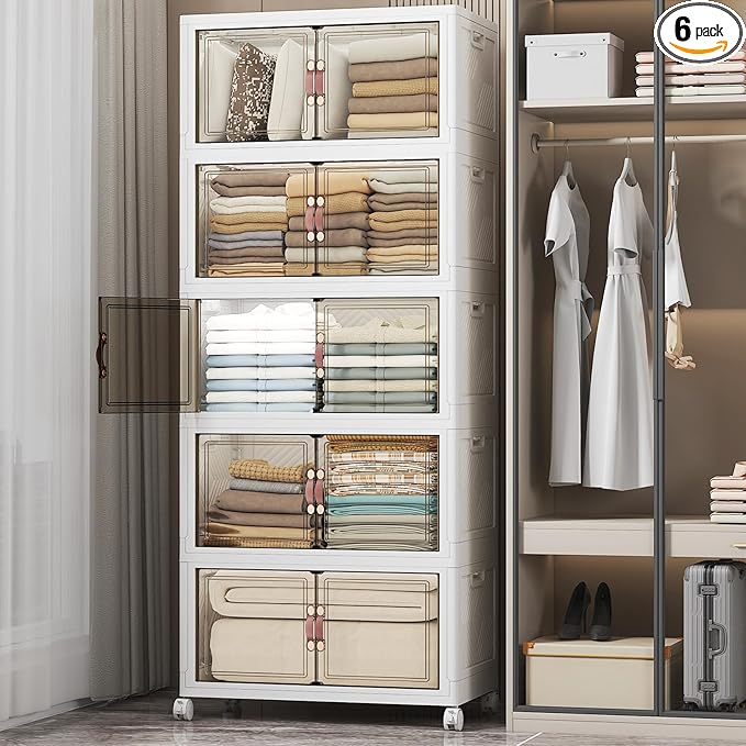 UAMFURI Extra Large Stackable Storage Bins by UAMFURIDirect