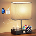 bedside table lamp for bedroom nightstand - stepless, main product view