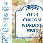 Custom Decorative Sign, Personalized Metal Sign - Image 8