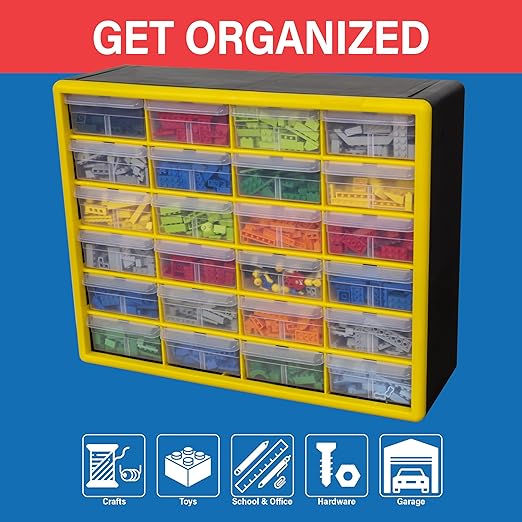 Akro-Mils 24-Drawer Plastic Drawer Storage Cabinet - Image 4