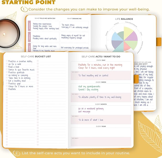 Clever Fox Self-Care Journal – Wellness & Daily Reflection Notebook – Mental - Image 2