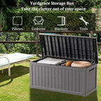 PATIOEASY Outdoor Storage Box 270GAL Waterproof Resin Deck Box, UV-Resistant - Image 8
