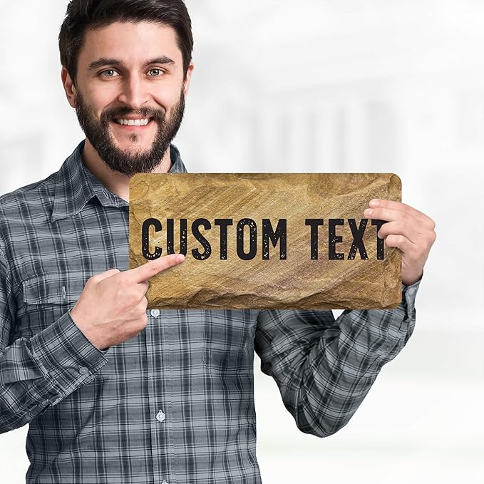Custom Sign, Custom Street Sign, 11 Font Colors, 13 Font Styles, 4 Hole Options - Image 2