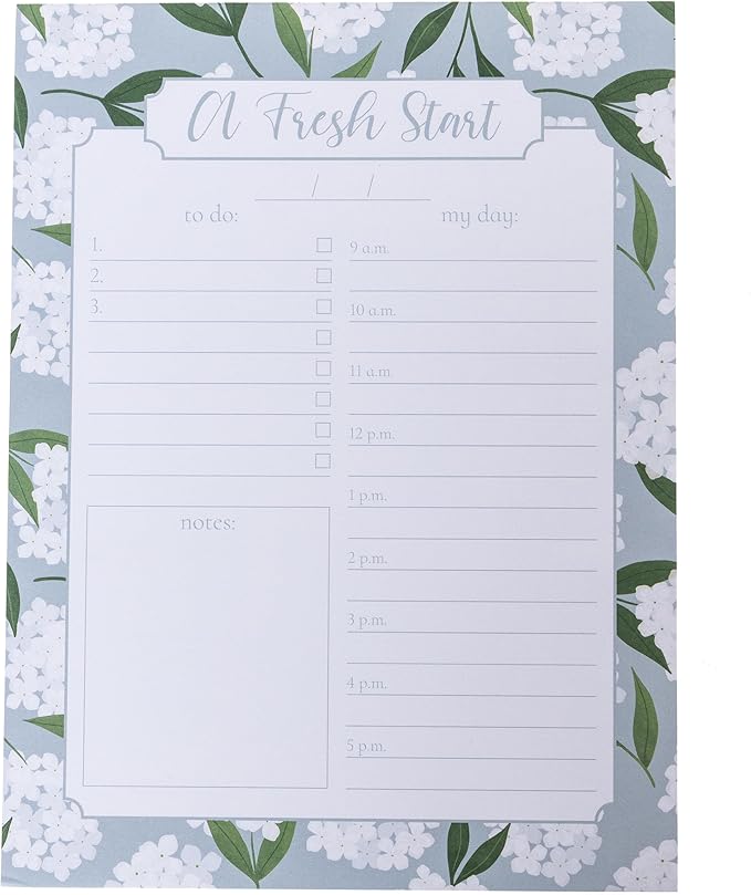 Graphique Daily To-Do List Notepad, 150 Tear-Away Sheets, Floral Task Planner by GraphiquedeFrance