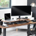 VIVO 42 inch Desk Converter, K Series, Height Adjustable Sit to Stand Riser - Image 8