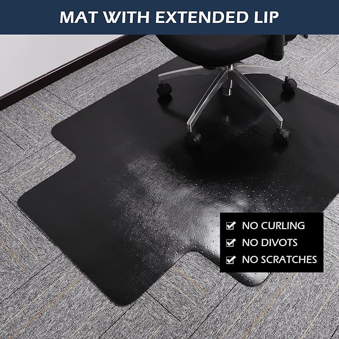 SALLOUS Office Chair Mat for Carpet, Non-Slip Floor Mat - Image 5