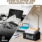 Mail Holder Countertop with 3-Slot, Mail Organizer - Image 5