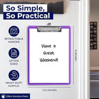 Plastic Clipboards with Low Profile Clip - Image 2