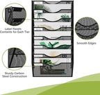 EasyPAG 8 Pocket Mesh Wall File Organizer, Hanging Paper Folder Holder - Image 3