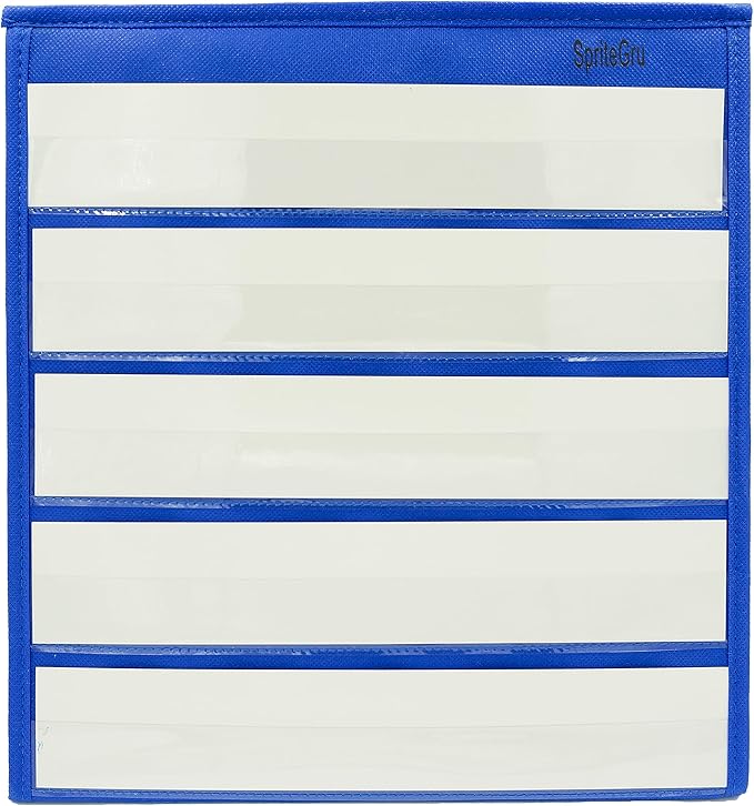Blue Tabletop Desktop Pocket Chart - Image 2