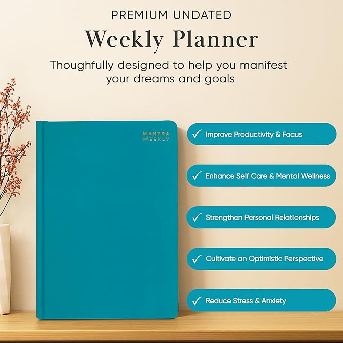 Mantra Planner 2026 Planner, Daily Journal & Gratitude Journal All-In-One - Image 2