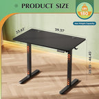 DEVAISE 48 x 24 Inches Standing Desk, Whole-Piece Desktop Electric Standing Desk - Image 3