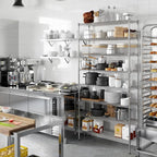 Regal Altair 14" Deep x 42" Wide x 86" Height Wire Shelving Kit | 8-Tier | NSF - Image 2