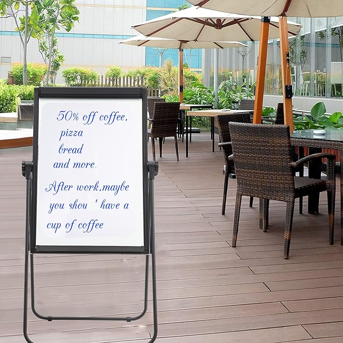 DexBoard U-Stand Whiteboard Easel-36x24 inches Double Sided Magnetic Dry Erase - Image 5