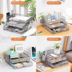 Marbrasse 3 Tier Mesh Desk Organizer - Image 6