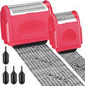 Nezyo 2 Pack Identity Protection Roller Stamp Identity Theft, Confidential by Nezyo