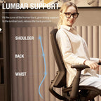 elabest ergonomic mesh office chair,comfy computer desk chair, side view