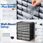 drawer organizer craft organizers and storage with dividers showing dimensions