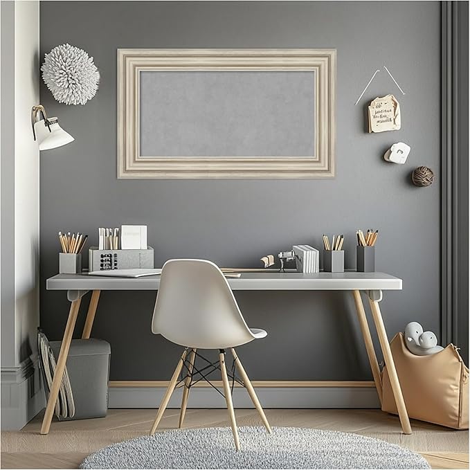 Amanti Art Silver Framed Magnetic Board 18x30 Small Vision Board - Image 7