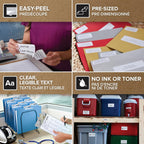 DYMO Authentic LW 1-Up File Folder Labels DYMO Labels for LabelWriter Label Printers White 9/16" x 3-7/16" 2 Rolls of 130 (260 Total) (Pack of 10)